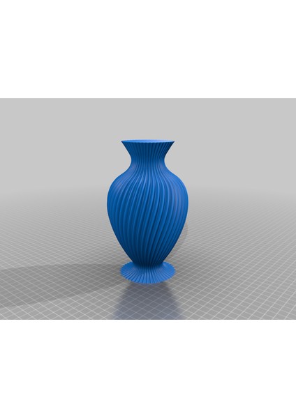 Klasik Spiral Vazo (Plastik Aparattır!!!) 3D modelleri