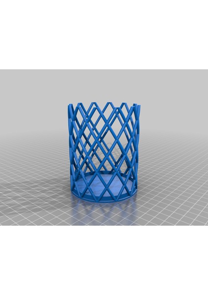 Tel Örgü Kalemlik (Sadece Plastik Aparattır!!!) 3D