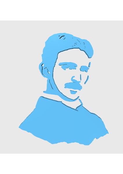 Nikola Tesla Silüeti (Plastik Aparattır!!!) 3D fiyatları
