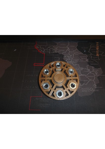 Fidget Nut Spinner - WINGNUT2K #19 (Plastik Aparattır!!!) 3D