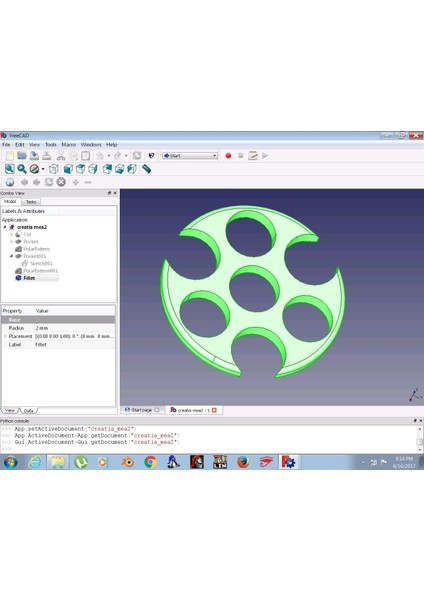 Half Moon Fidget Spinner (Plastik Aparattır!!!) 3D