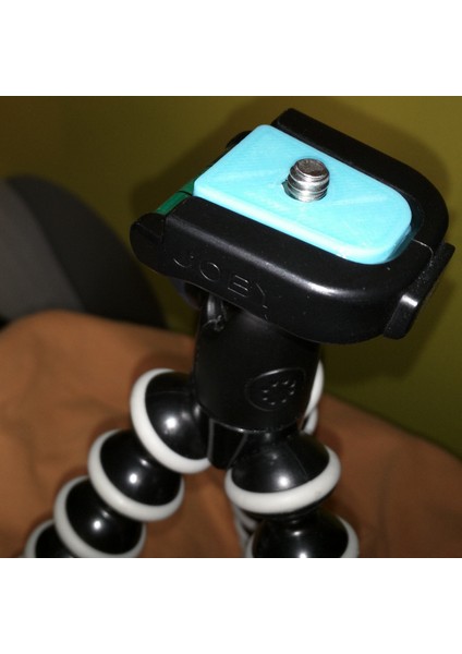 Joby Gorillapod Hybrid Hızlı Çıkarılabilir Klips / Ayakkabı / Plaka (Plastik Aparattır!!!) 3D modelleri