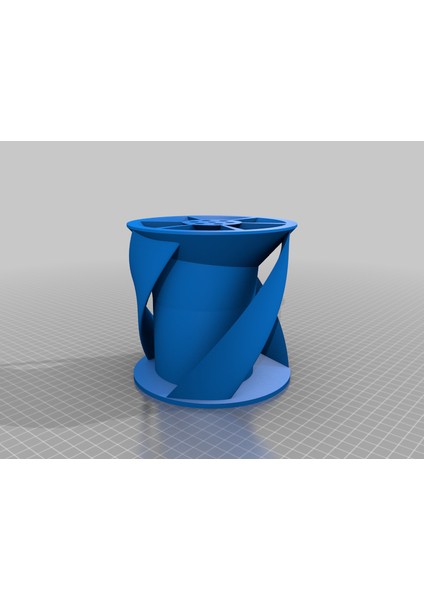 Hibrit Vawt Dikey Eksenli Rüzgar Türbini (Plastik Aparattır!!!) 3D fiyatları