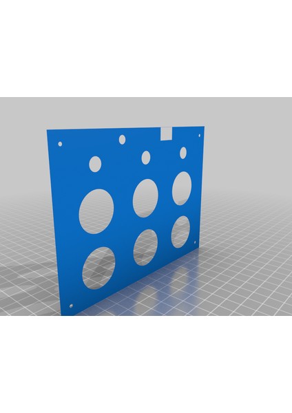 Arcade Button Mıdı Kutusu - Üst Plaka (Plastik Aparattır!!!) 3D modelleri
