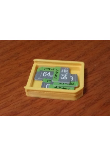 Sd Kapaklı Microsd Kutusu (Plastik Aparattır!!!) 3D fiyatları