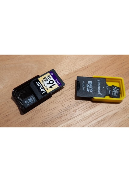 Sd Kapaklı Microsd Kutusu (Plastik Aparattır!!!) 3D fırsatları