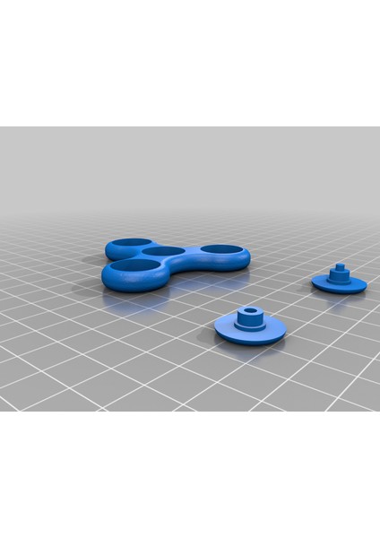 606 Fidget Spinner (Plastik Aparattır!!!) 3D