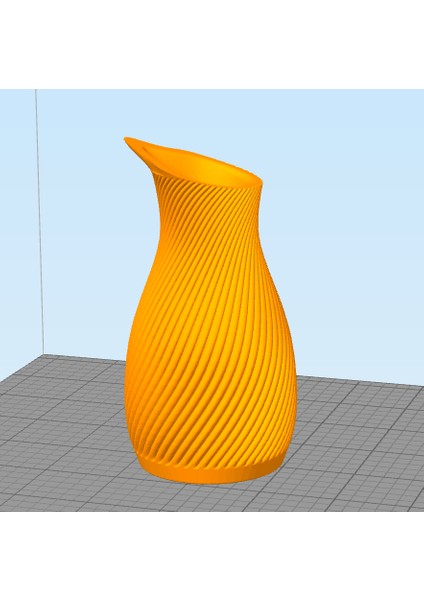 Spiral Sürahi (Plastik Aparattır!!!) 3D