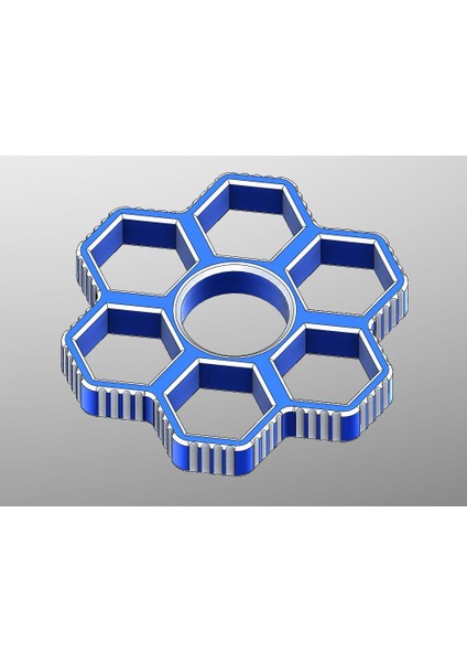 Fidget El Sixtuple Spinner ile 6XM12 Altı (Plastik Aparattır!!!) 3D