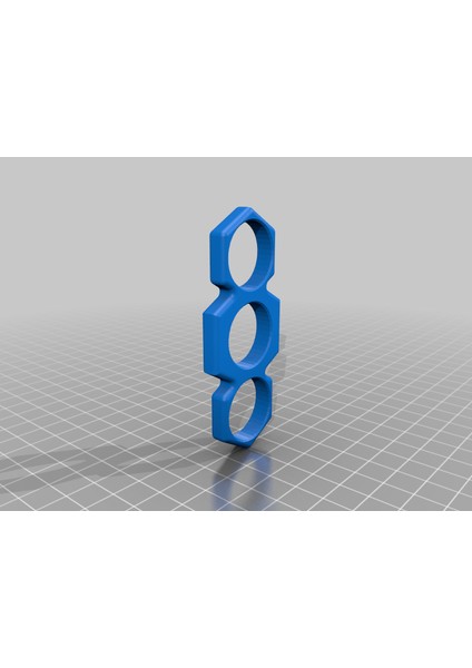 Edc Fidget Spinner - Mini Ninja Bar Spinner - Bluegrass.3d (Plastik Aparattır!!!) 3D