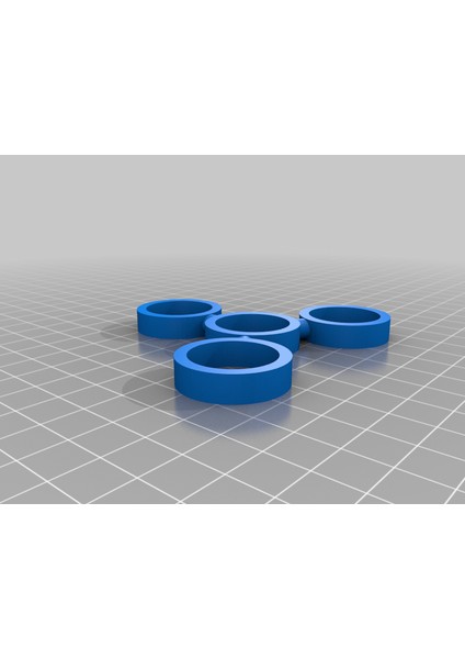 Treg - Fidget Spinner (Plastik Aparattır!!!) 3D