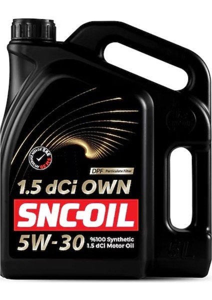 Oıl 1.5 Dci Own Fully Senteıc Dpf 5W-30 5lt fiyatları