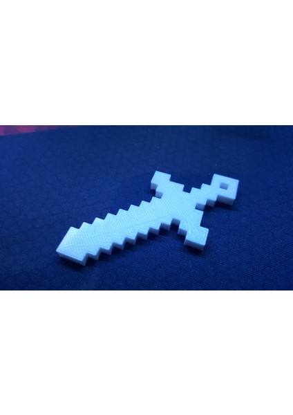 Minecraft Kılıç Anahtarı (Plastik Aparattır!!!) 3D
