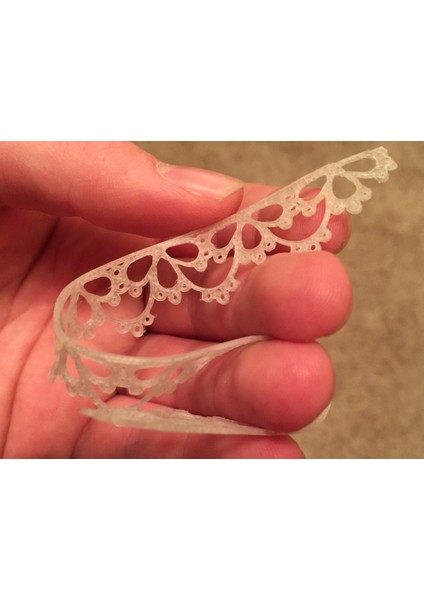 Dövmeli Dantel Kenar (Plastik Aparattır!!!) 3D