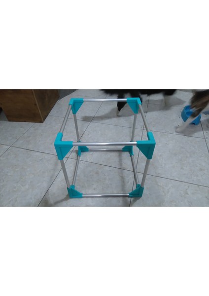 Boru Kaplini (Tüpler Için Bağlantı) Alüminyum Göbek (Sadece Plastik Aparattır!!!) 3D