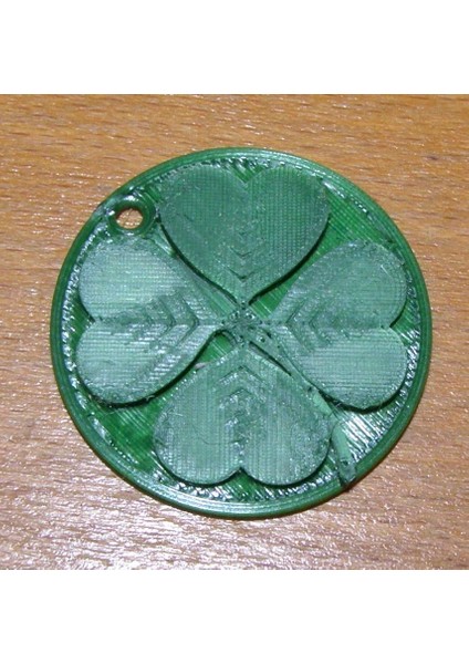 Dört Yapraklı Yonca - Anahtarlık (Plastik Aparattır!!!) 3D fiyatları