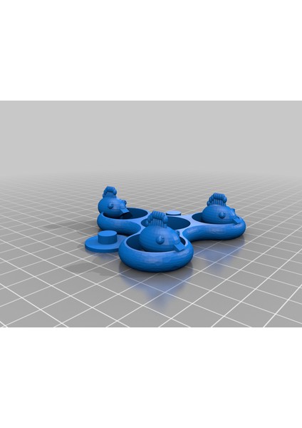 Tavuk Fidget Spinner (Plastik Aparattır!!!) 3D