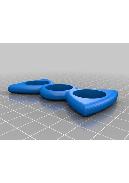 Bow Tie Şeklindeki Fidget Spinner (Plastik Aparattır!!!) 3D
