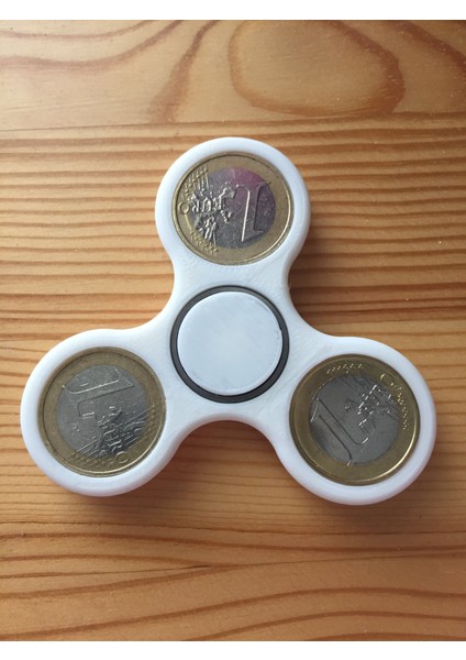 Euro Coins Için Fidget Spinner (Plastik Aparattır!!!) 3D