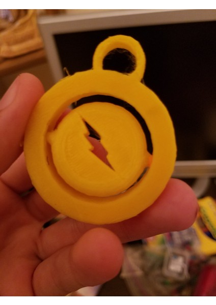 Flash Logo Gimbal Anahtarı (Plastik Aparattır!!!) 3D modelleri