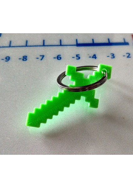 Minecraft Kılıç Anahtarı - Portachiavi (Plastik Aparattır!!!) 3D fiyatları