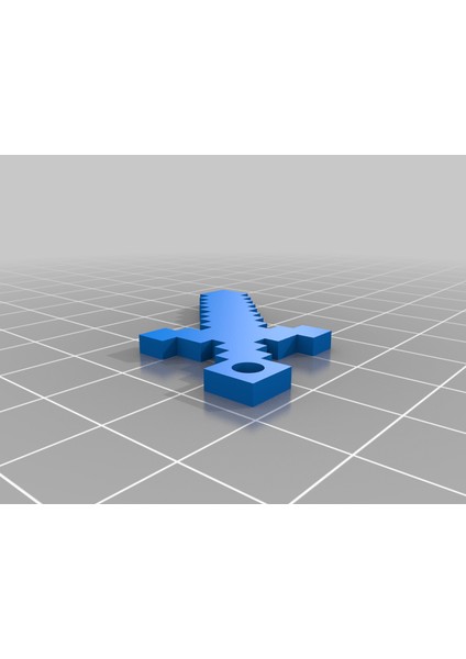 Minecraft Kılıç Anahtarı - Portachiavi (Plastik Aparattır!!!) 3D modelleri