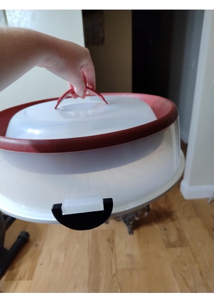 Genişletilebilir Kek Taşıyıcı Kilitleme Mandalları (Progresif Modele Uygundur) (Plastik Aparattır!!!) 3D fırsatları