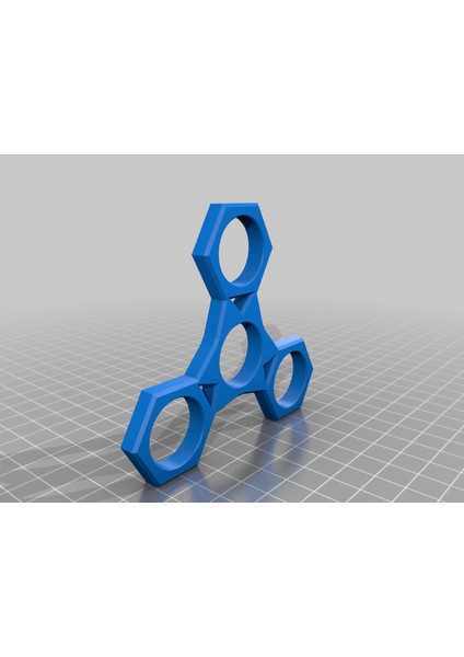 Gelişmiş Fidget Spinner (Plastik Aparattır!!!) 3D