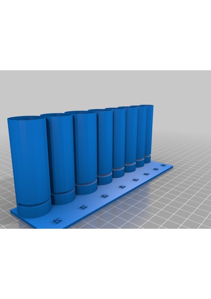 Madeni Para Organizatörü (Euro) (Sadece Plastik Aparattır!!!) 3D