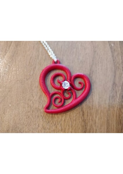 Spiral Dolu Kalp (Plastik Aparattır!!!) 3D fiyatları