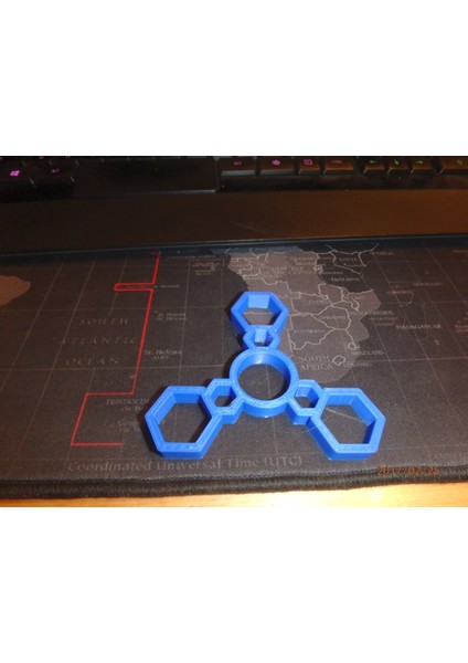 Fidget Nut Spinner - WINGNUT2K #1 (Plastik Aparattır!!!) 3D