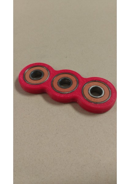 Üçlü - Bir Fidget Spinner (Plastik Aparattır!!!) 3D