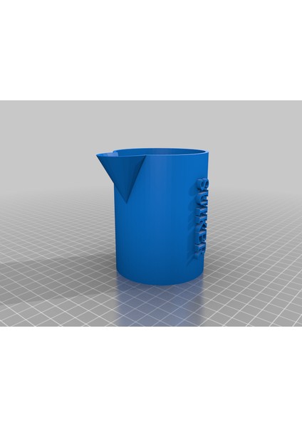 Pamuk Şekeri Doldurma Kabı / Şeker Ipi Doldurma Kabı (Sadece Plastik Aparattır!!!) 3D