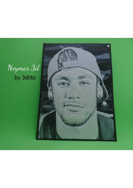 Neymar'ın 3 Boyutlu Çizimi (Sadece Plastik Aparattır!!!) 3D
