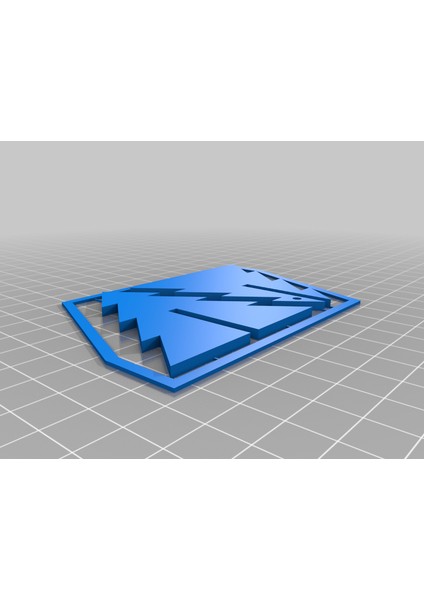 Noel Ağacı Kartı Süsü (Sadece Plastik Aparattır!!!) 3D modelleri