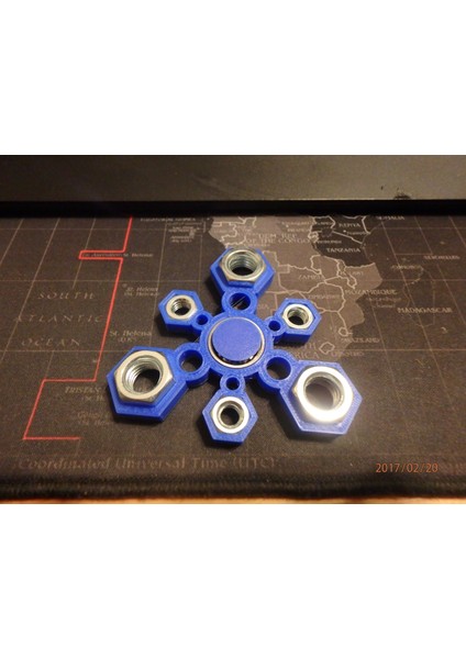 Fidget Nut Spinner - WINGNUT2K #4 (Plastik Aparattır!!!) 3D