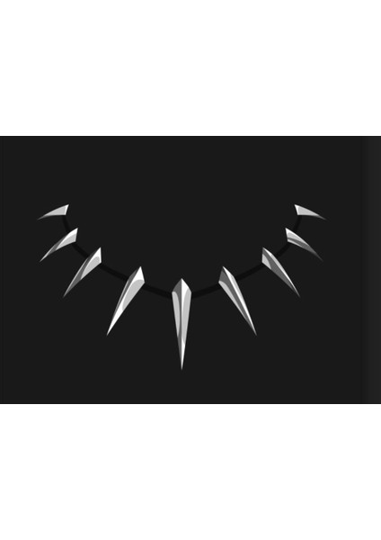 Kara Panter Kolye Pençesi (Plastik Aparattır!!!) 3D