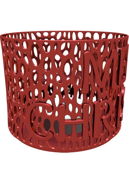 Voronoi Noel Reso Mumu (Sadece Plastik Aparattır!!!) 3D