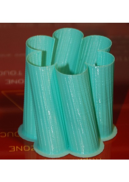 Daha Güçlü Spiral Vazo. (Sadece Plastik Aparattır!!!) 3D