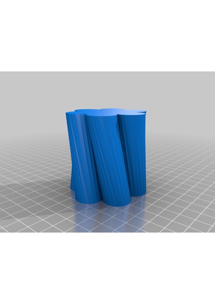 Daha Güçlü Spiral Vazo. (Sadece Plastik Aparattır!!!) 3D fiyatları