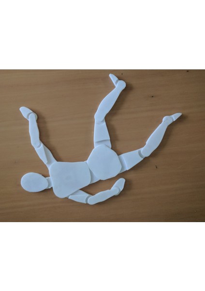 Insan Vücudu Şablonu (Sadece Plastik Aparattır!!!) 3D