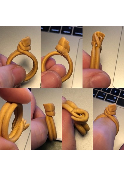 Demir Kilit Yüzüğü - Game Of Thrones (Plastik Aparattır!!!) 3D modelleri