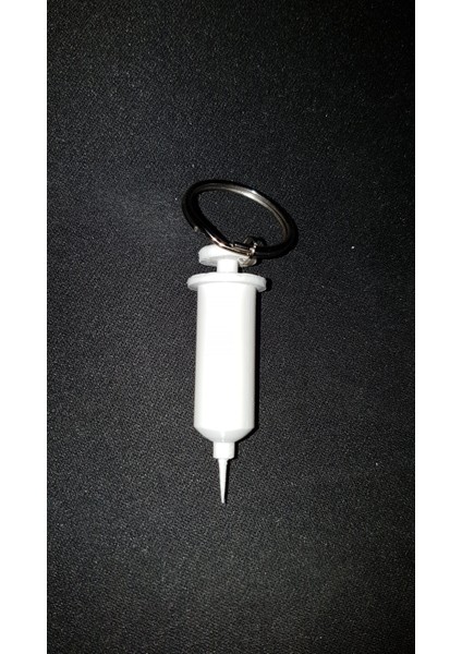 Şırınga Anahtarlığı (Plastik Aparattır!!!) 3D