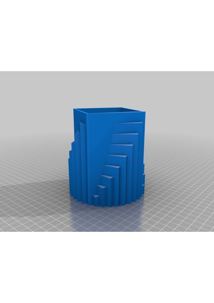 Kalem Tutucunun Adım Tabanlı Tasarımı (Plastik Aparattır!!!) 3D
