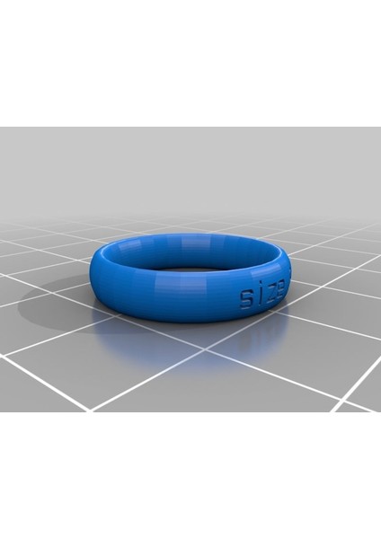 Yüzük Boyutu 5.5 (Plastik Aparattır!!!) 3D