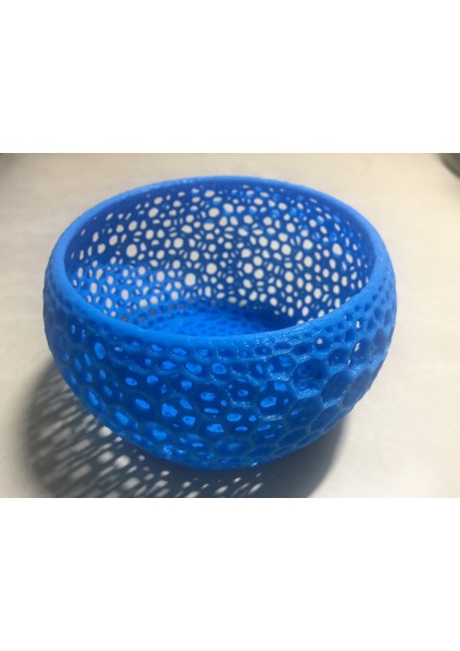 Kase Şeklindeki Örgü Sepet (Sadece Plastik Aparattır!!!) 3D