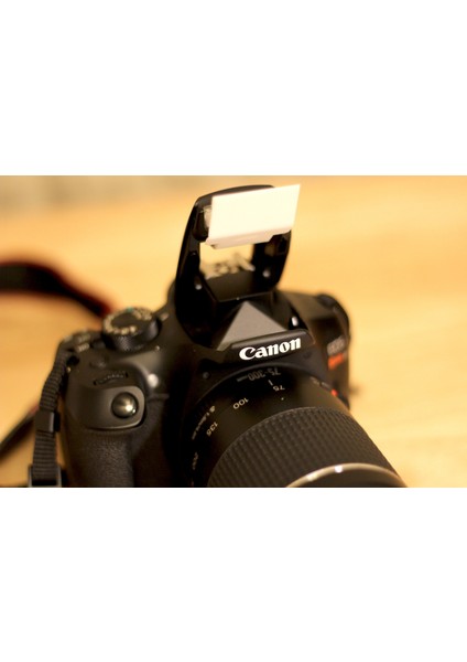 Canon Eos Rebel Flaş Difüzörü (Plastik Aparattır!!!) 3D