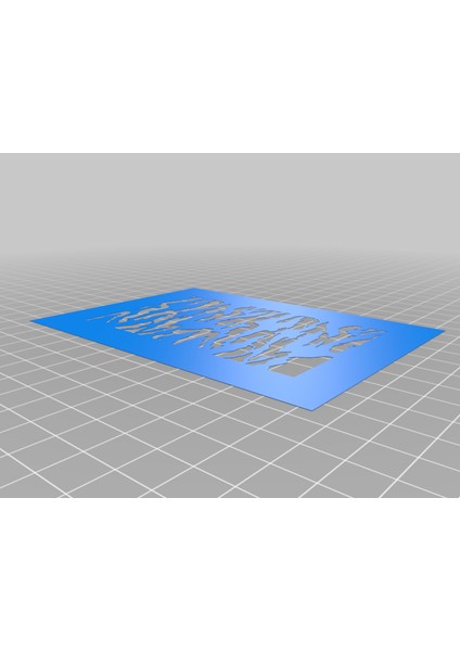 Airbrush Stencil/şablon Basit Kamuflaj Deseni (Plastik Aparattır!!!) 3D