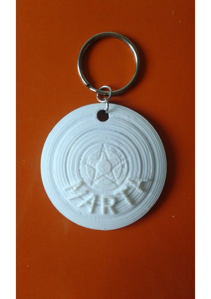 Kaptan Amerika Kalkanı Özel Isimli Anahtarlık (Plastik Aparattır!!!) 3D