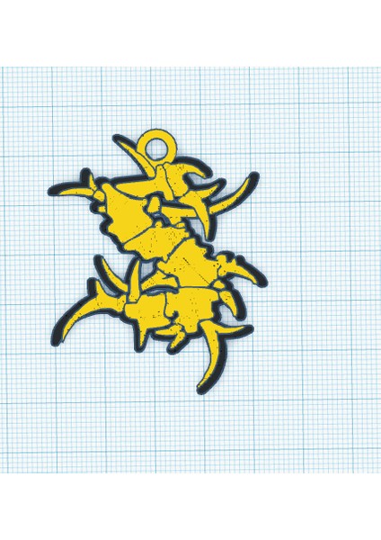 Mezar Anahtarlığı (Plastik Aparattır!!!) 3D